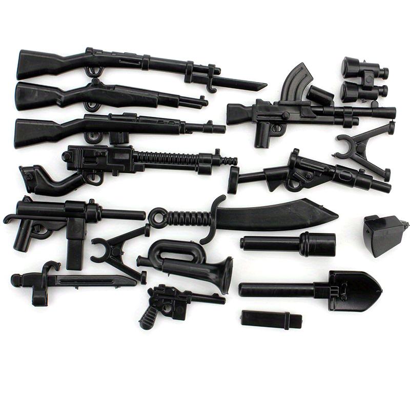 

Армейское оружие Кирпичики Набор оружия Детали Блоки Солдаты Фигурки Аксессуары Детали Сделай сам Мок Кирпичики Аксессуары Ww2 Военное Оружие Игрушки