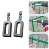2PCS Electric Drill Wire Twisting Tool with 1/4 Inch Hex Shank Portable Carbon Steel Wire Twister Easy To Install for Drill