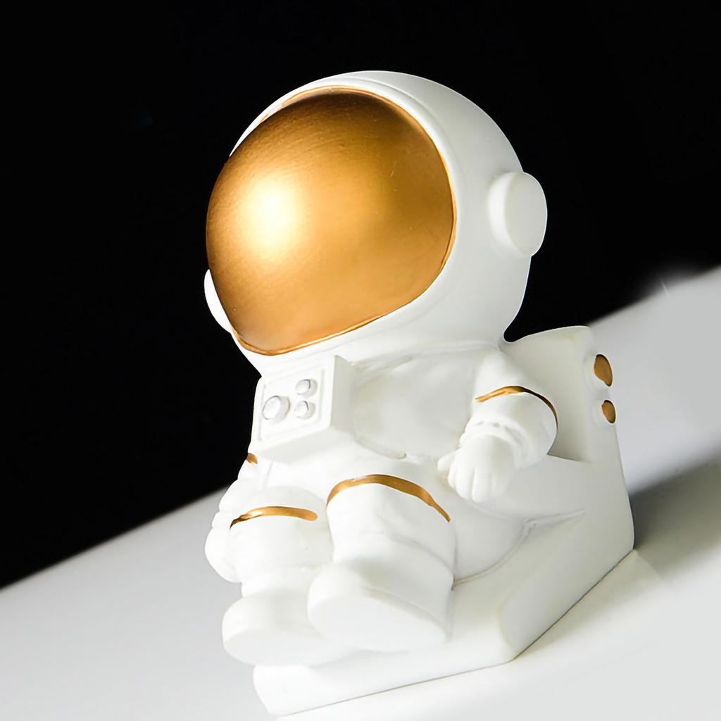 Astronaut Ornamente Weltraumreisender Skulptur Statue Modell für Zuhause Bücherregal Schreibtisch Dekoration