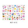 Trendy Unisex Sticker Toy Tattoo Sticker Little Fresh Arm Cute Watch 10Pcs set Waterproof Children's Set Face INS Cartoon