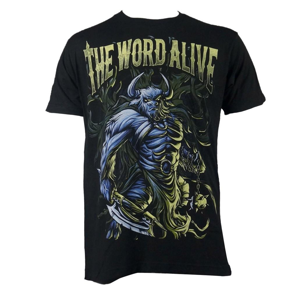 THE WORD ALIVE Minotaur Logo Black T-Shirt S NEW Unisex T-Shirt M