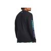 Under Armour Johnson Series Letter Logo Printed Training Long Sleeve T-Shirt Women Tops Black 1379840-001