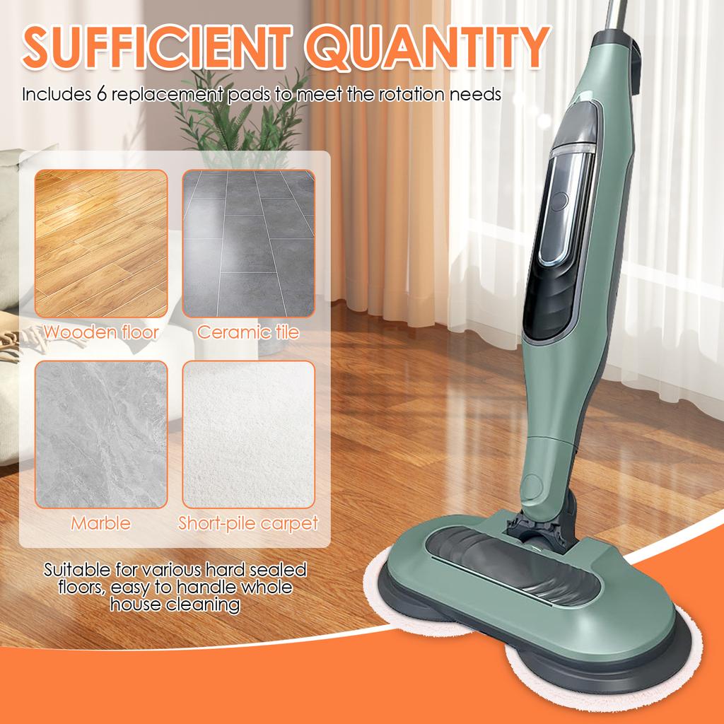 6Pcs Replacement Steam Mop Pad Reusable Steam Mop Cleaning Pad Household Cleaning Tool Accessories for S7000 S7201 S8001 S8201