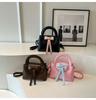 Stylish Butterfly Bow Handbag Autumn Winter Women 2023 New Trend Bucket Bag