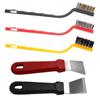 Gas Stove Cleaning Wire Brush Kitchen Tools Metal Fiber Brush Strong Decontamination Copper/Iron/Nylon Brush