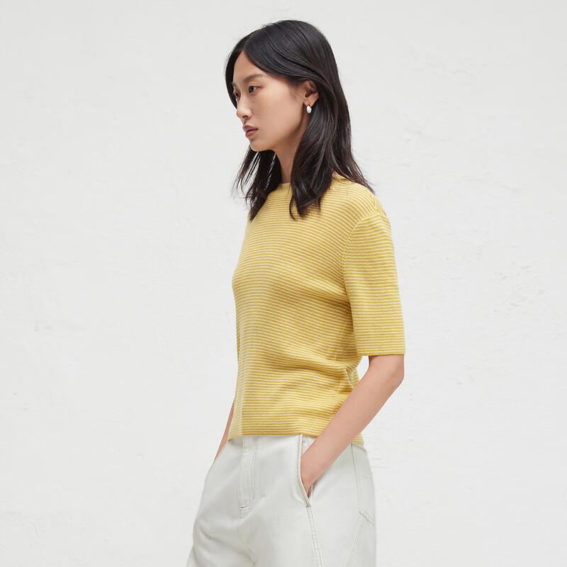 Broadcast Women's Short Sleeve Wool Knit Top