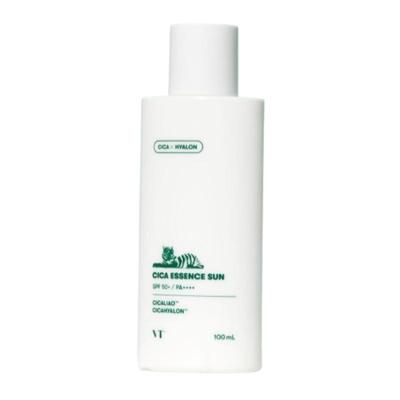 VT Cica Essence Sun 100ml – SPF50+ PA++++ Moisture-Rich UV Protector with Centella Asiatica & Cicahyalon™, Soothing Daily Sunscreen for Sensitive Skin