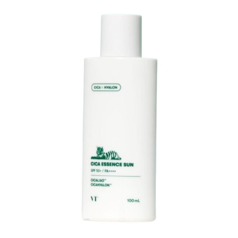 VT Cica Essence Sun 100ml – SPF50+ PA++++ Moisture-Rich UV Protector with Centella Asiatica & Cicahyalon™, Soothing Daily Sunscreen for Sensitive Skin