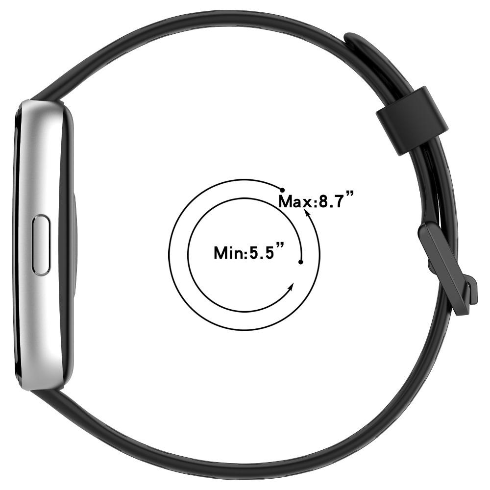 Silicone Strap for Huawei Band 11 Pro, Soft TPU Waterproof Sport Wristband Replacement Bracelet Smart Watch Accessories for Huawei Band 11