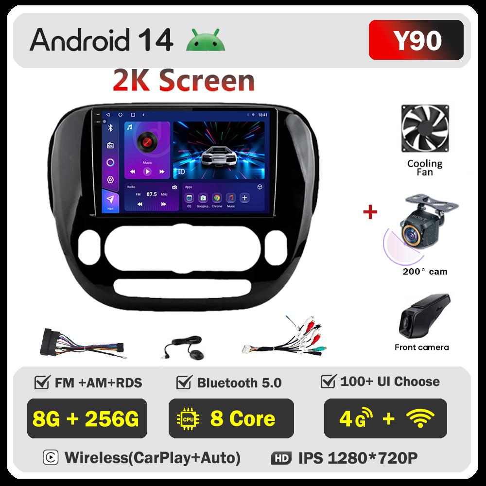 For KIA Soul 2013-2019 Car Radio Player Car Carplay Screen Autoradio Mirror Link Car Intelligent Systems Touch Screen AutoMotive