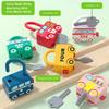 3 Pcs Montessori Educational Learning Toys, Sorting Matching Keys Sensory Car Toys Busy Board, Toddler Car Activity, Baby Gifts