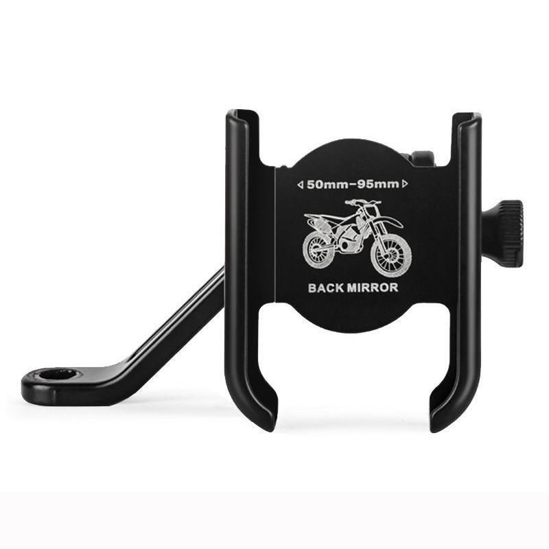 Wholesale Universal Good Quality Aluminum Alloy Bike Cell Phone Holders Waterproof Adjustable Motorcycle Phone Holder чёрный