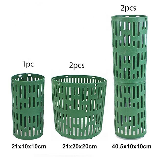 Protector reglabil pentru scoarța copacului, Apărător din plastic PP pentru trunchiul copacului pentru grădină, 34x22,5x0,2cm Gri deschis