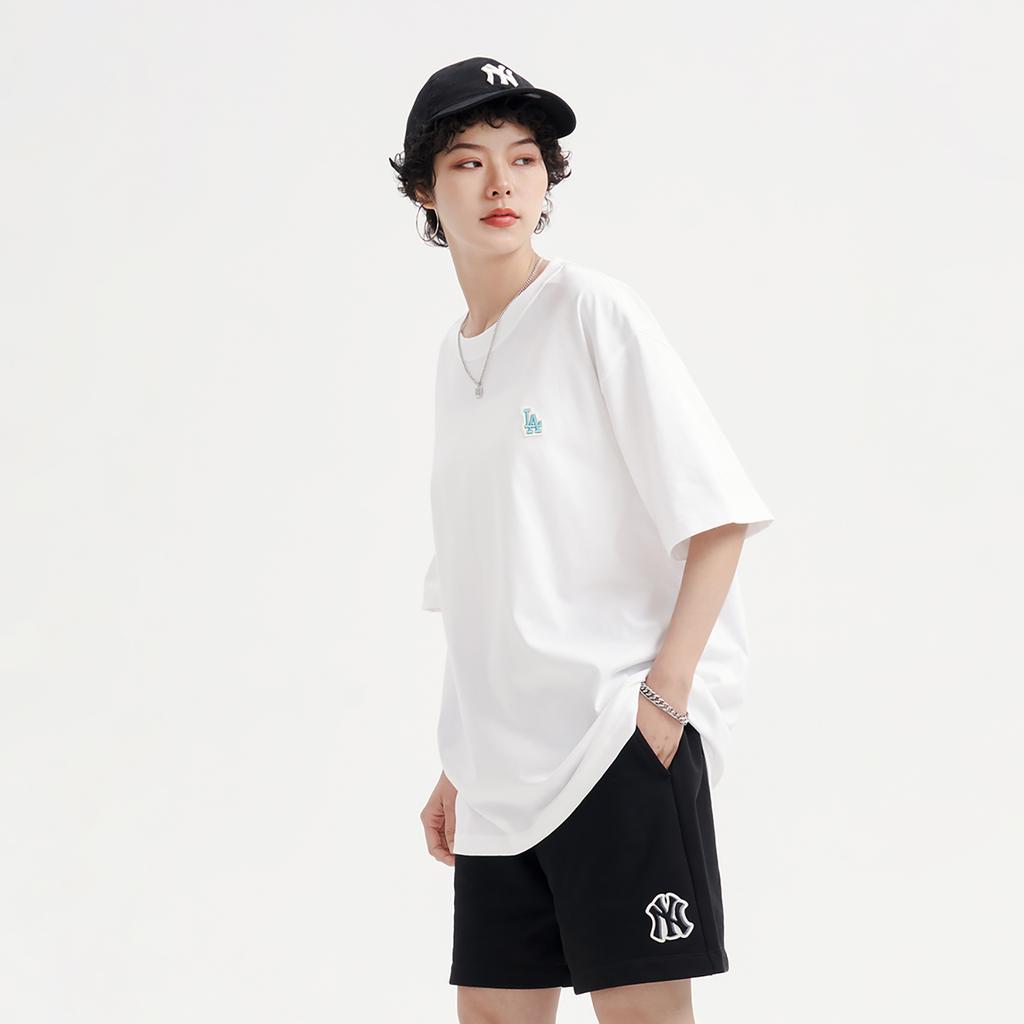 New MLB Los Angeles Dodgers Set In Sleeve T Shirt Unisex White 3ATSB0233-07WHS