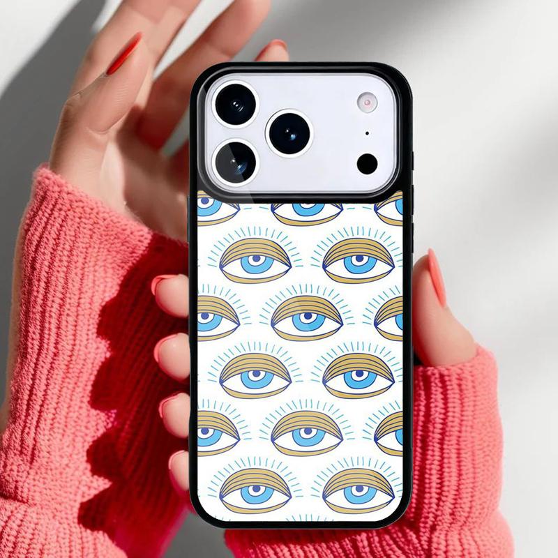 EVIL EYE Collage Phone Case for iPhone 17 16 15 14 13 Pro Max Back Cover for 12 11 Pro Coque