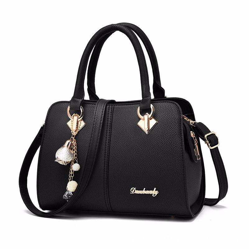Stilvolle Vintage PU-Handtasche für Damen, große Kapazität, vielseitige Umhängetasche