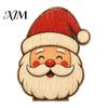 Christmas Theme Room Decor Wooden Table Decorations, Santa Claus Snowman Reindeer Desktop Ornaments, Festive Home Office Accents Distressed