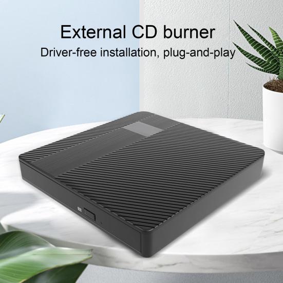 Laptop External DVD Drive Portable High Speed Read Write Type-C USB 3.0 DVD VCD Compact Disc Burner Writer Player Desktop PC Accessories