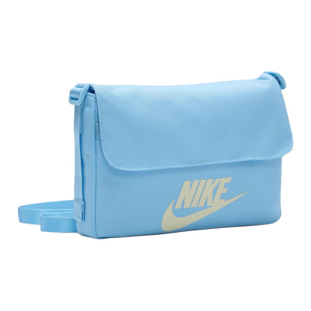 New Nike Polyester Messenger Bag Shoulder Bag Crossbody Bag Women's Water Bottle Blue With Coconut Milk CW9300-407