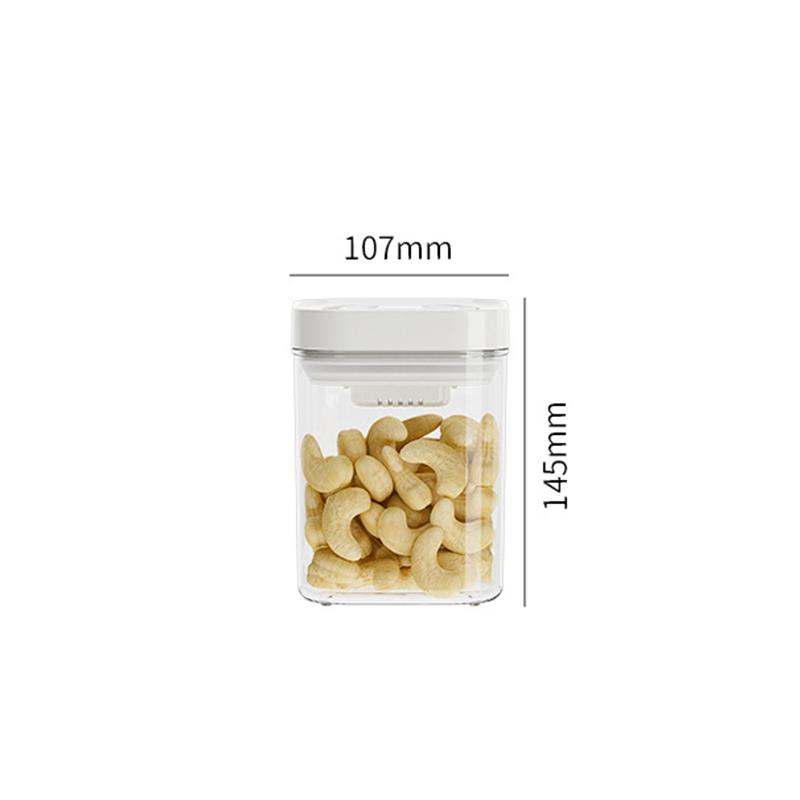 Food Storage Box Plastic Sealed Fresh-Keeping Box Grains Coffee Beans Transparent Storage Container Kitchen Storage Jars