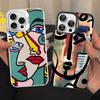 Picasso Abstract Art Painting For IPhone 13 14 15 16 17 Pro Max 11 12 Plus 17 Air Phone Case Color Matte Cover