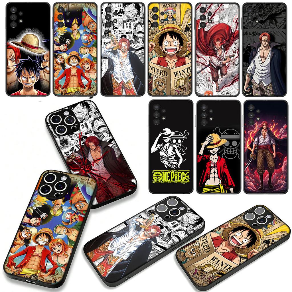 Phone Cover Anime Shanks Luffy One Piece Casing for Apple iPhone 17 16 11 Pro XS Max XR 6 7 8 Plus + 16E SE 2020 Air 5 8+ Case