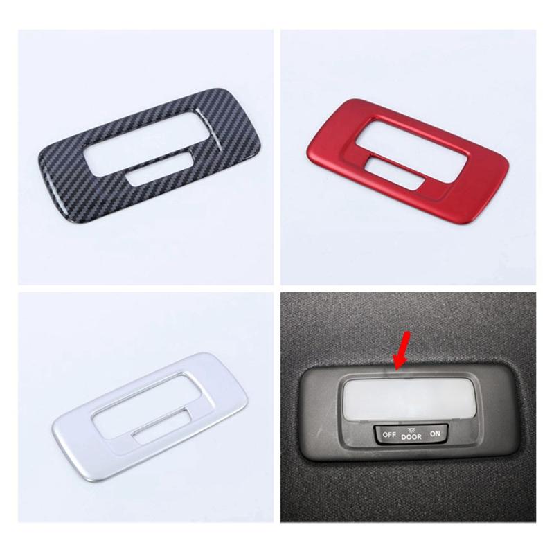 Car Rear Reading Lamp Shade Decorative Cover For Honda Civic 11Th - Roof Lamp Replacement Part Red