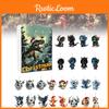 Feestelijke Kerst Blind Box Met Exquise Blauwe Draak Baby Acryl Boom Ornament