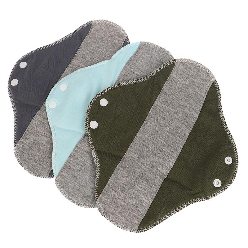 4Pcs Reusable Menstrual Pads For Monthly Gaskets Women'S Panties Washable Sanitary Napkin Female Hygiene Daily Towel Health Care