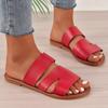 Fashion Sandals Flats Casual Slippers Summer Dress Shoes 2024 New Fashion Beach Bohemian Slippers Home Slides Women Shoes for Women