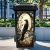 Cartoon Branch Crow Trash Can Beautification and Decoration Stickers