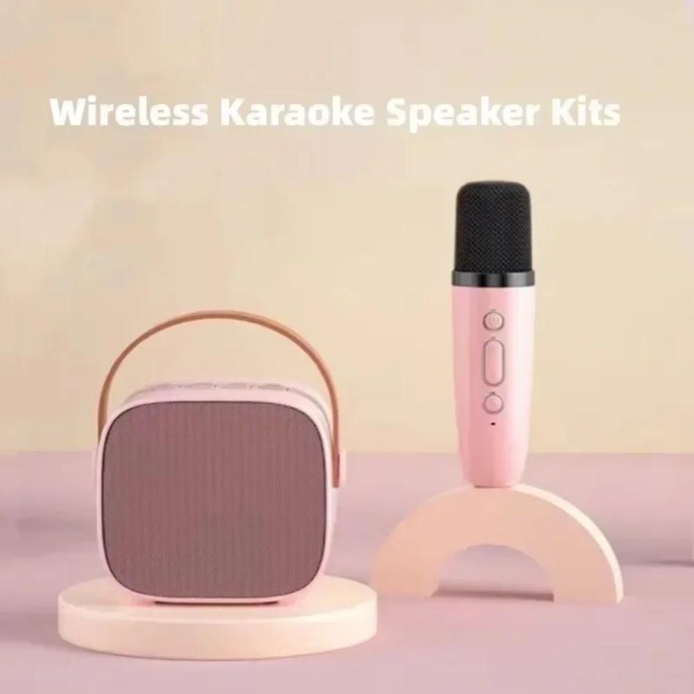 Stereo Surround Wireless Dual Microphones Karaoke Machine Karaoke Speaker  Party Gift