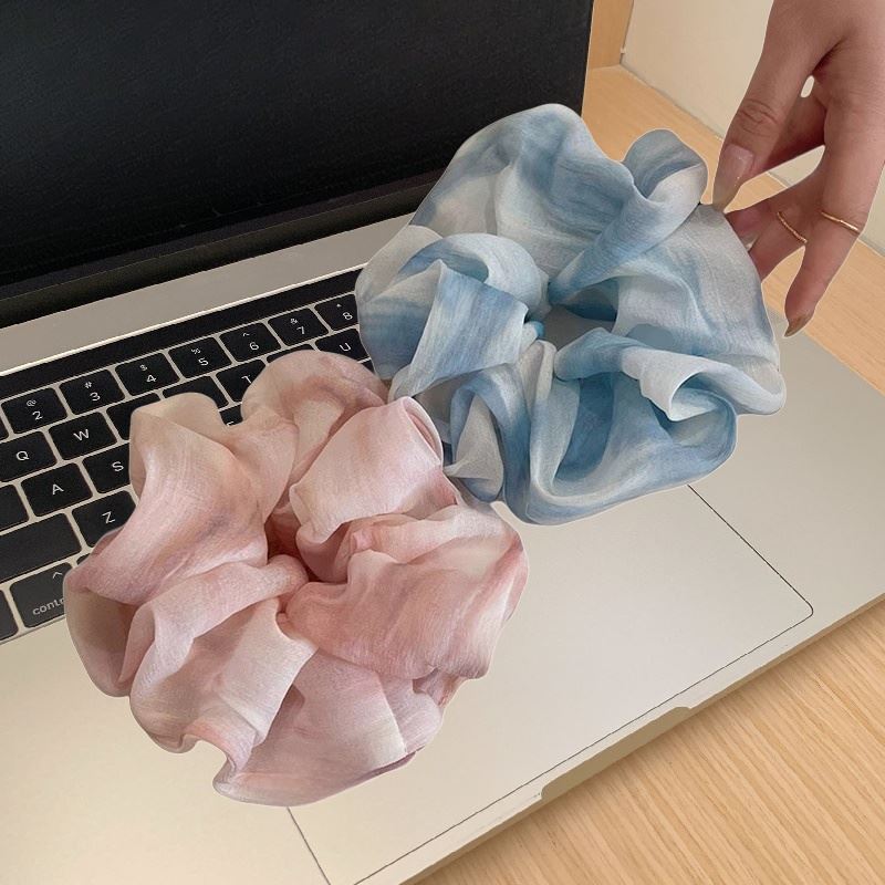 New Fashion Women Large Scrunchies Hair Scrunchies Retro Large Intestine Elastic Hair Band Girl Hair Accessories Hot