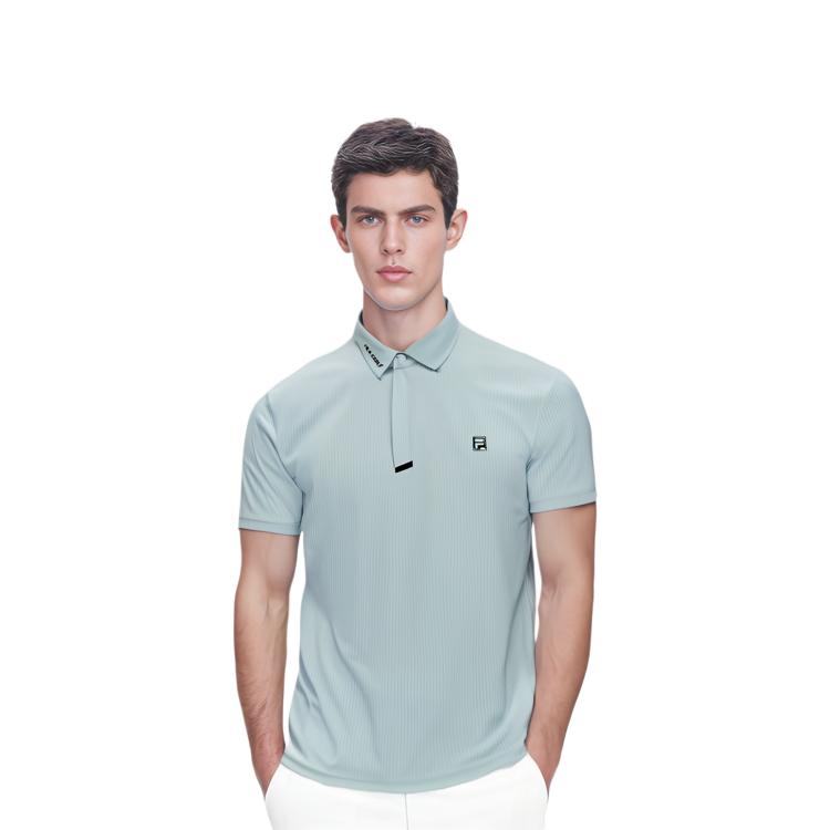 FILA Polo Shirt Men's Cardamom Green A11M425110FTQ