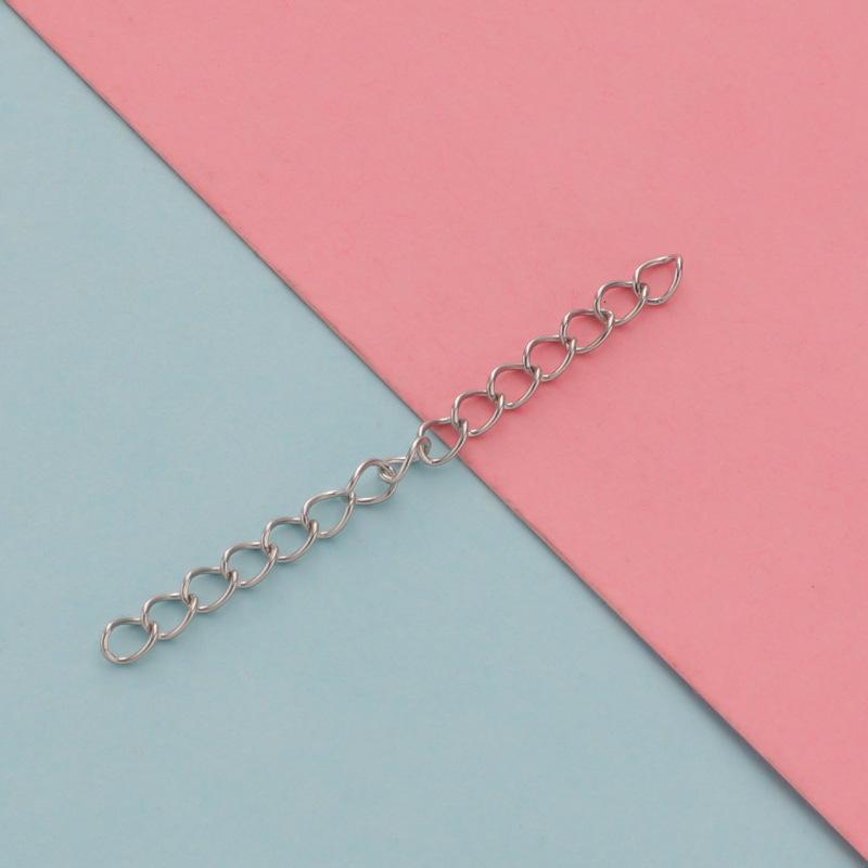 

Adjustable Stainless Steel Tail Chain for DIY Jewelry: Bracelet, Necklace, Extension, Thick/Thin Line, 5cm 5cm