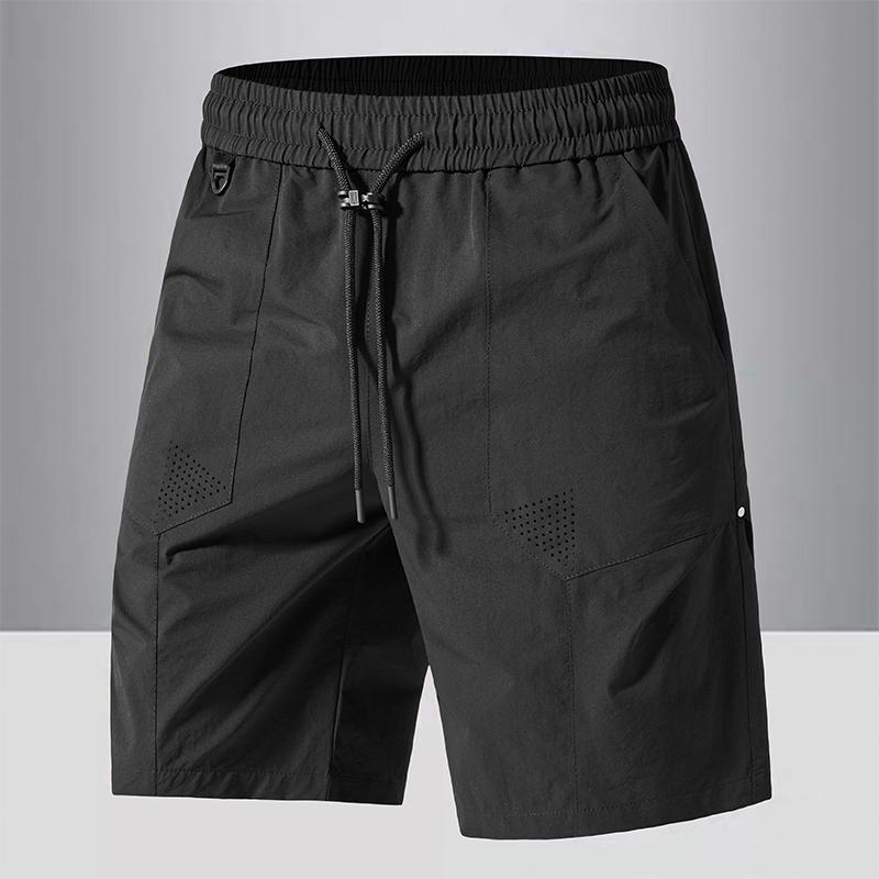 Summer Men's Workwear Shorts, Loose Straight Leg Casual Sports Shorts, Versatile Cropped Shorts