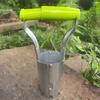 Plant Hole Digger for Planting Seeds And Bulbs Lightweight Garden Seeds Dispenser with Wooden Handle Handheld Tool for Tulip Daffodil Saffron