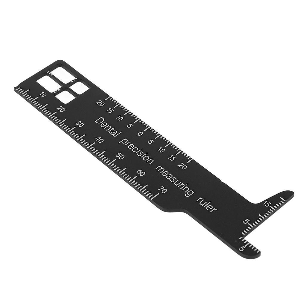 Metal Dental Span Measuring Ruler Double Sided Availability Medical Tool For Dentistry