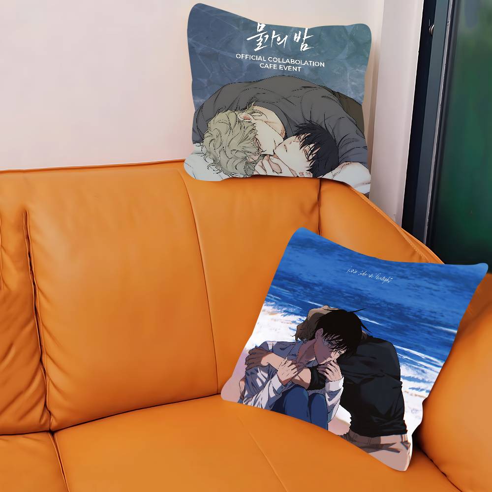 Anime Low Tide In T-Twilight Pillow Case Removable Washable Cushion Cover – All-Season Soft Linen