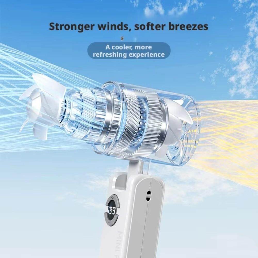 Powerful High-speed Fan USB Rechargeable MINI Turbo Fan Summer Handheld Fan Outdoor Travel