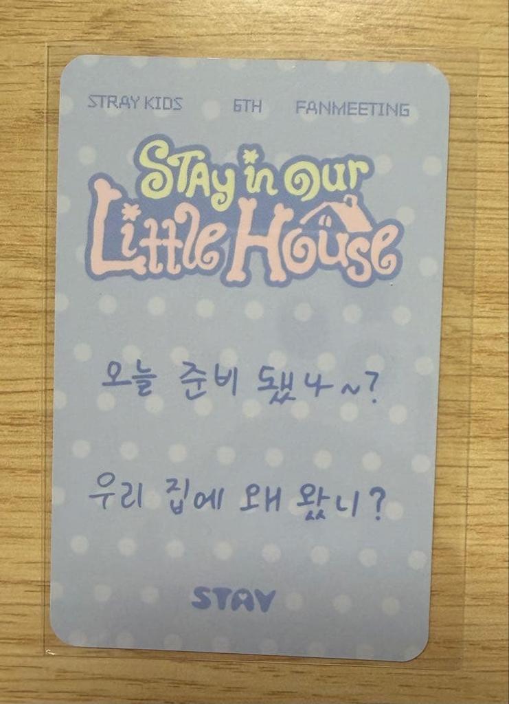 [USED] Stray Kids Fan Meeting 3/29 Admission Bonus Photocard: Han Seungmin