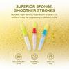 3pcs Indoor/Outdoor Sponge Chalk Brush Set (3 Brushes) - Suitable for Outdoor Creative Scenarios Such as Sidewalk Painting, Driveway Graffiti