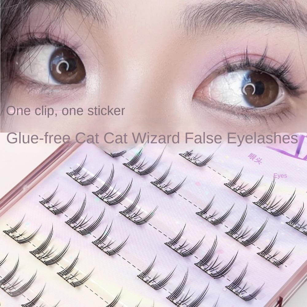 Lashes Extension Self-adhesive False Eyelashes Individual Segmented Eyelashes Bundles DIY