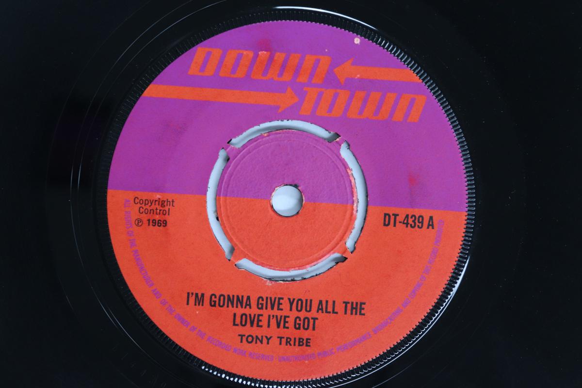 

7inch Record TONY TRIBE HERBIE GRAY Im Gonna Give You All The Love Iv DT439 DOWNTOWN 1969 UK Reggae Ska Dub Used