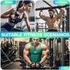 1 Pair Elastic Workout Gym Gloves Anti-slip Silicone Palm Grips Weight Lifting Grips  Weightlifting
