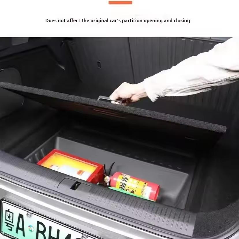 For Xpeng G6 2023-2026 Car Trunk Mat TPE Rear Seat Backrest Protective Pad Trunk Lower Layer Mats Trunk Anti-Scratch Cargo Liner