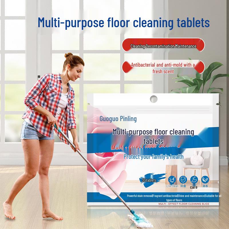 

Листы для мытья пола Guoguo Jingling - 30 листов моющего средства для мытья плитки Pink Floor Sheet - Perfume Scent