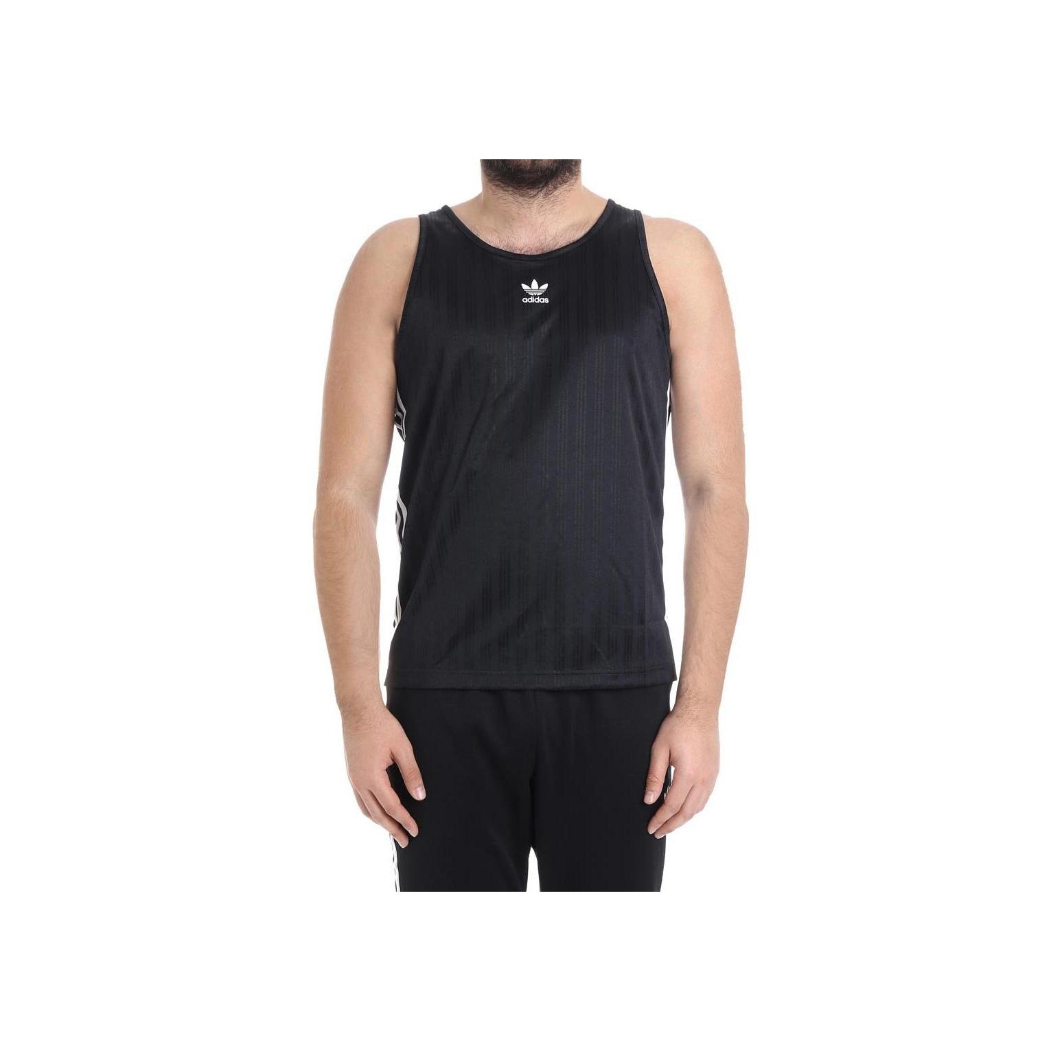 

Adidas Originals Casual Sports Round Neck Football Shirt Men tops Black CV8608 M