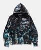 Bape Print Overalls Hooded Jacket (M) Black