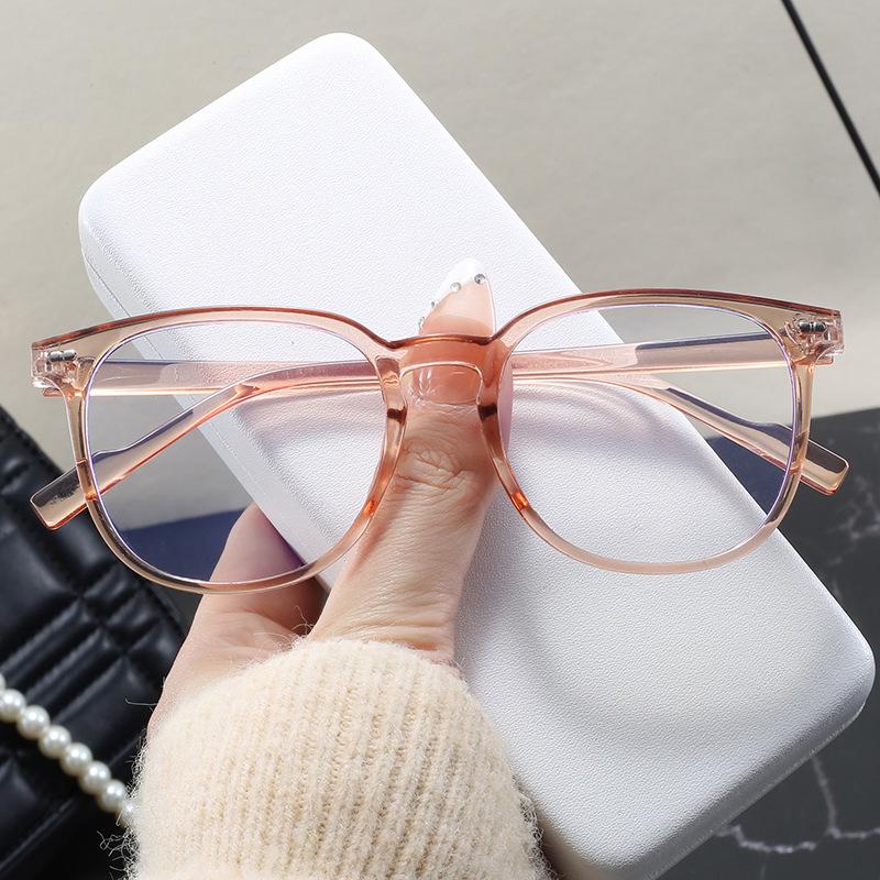 Vintage Style Round Shape Frame Eyeglasses for Men Blue Light Blocking Women's Glasses  Office Computer Glass